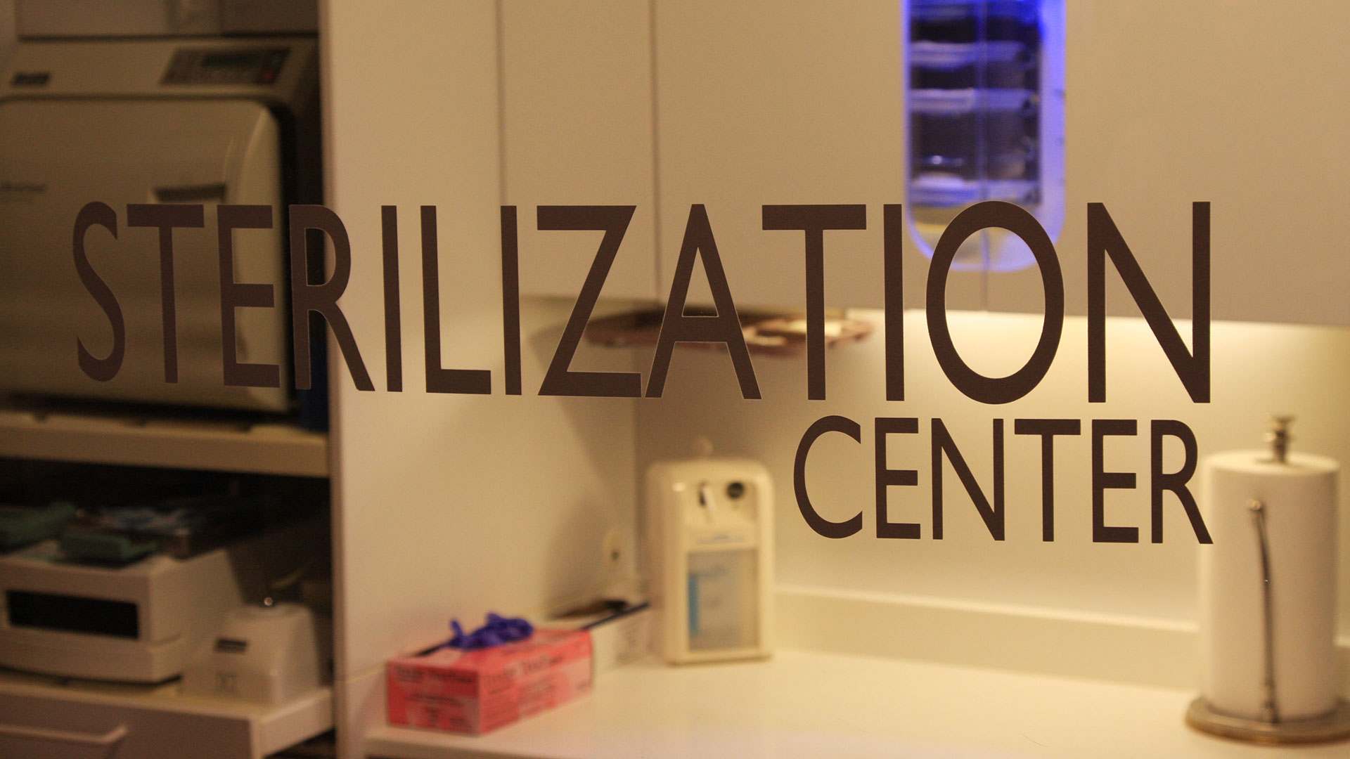 Sterilization Centre at Gilbert Dental Group